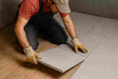 Как выбрать клей для плитки на деревянный пол